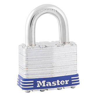 Image of Master Lock 1EURD Laminated Steel Water-Resistant Padlock 44mm 