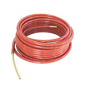 Image of Qual-Pex Plus+ Easy-Lay 3/4" PE-X Plumbing & Central Heating Pipe 800mm x 50m Red 