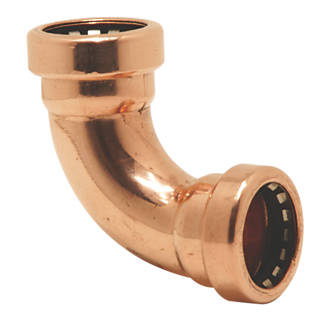 Image of Tectite Sprint Copper Push-Fit Equal 90Â° Elbow 22mm 