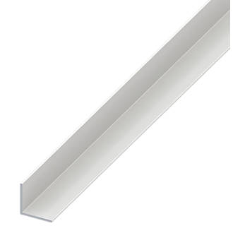 Image of Alfer White PVC Equal Angle 2000 x 30 x 30mm 