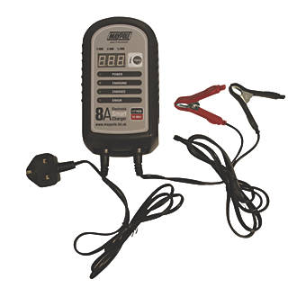 Image of Maypole MP7428 8A Electronic Battery Charger 12V 
