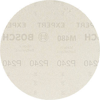 Image of Bosch M480 Sanding Discs Punched 150mm 240 Grit 5 Pack 
