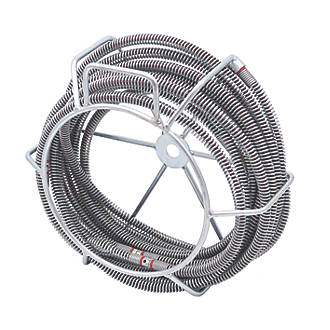 Image of Rothenberger DuraFlex Drain Cleaning Spiral with 16mm T-Nut 13mm x 15m 