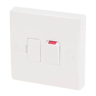 Image of Schneider Electric Ultimate Slimline 13A Switched Fused Spur White 