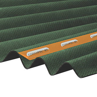 Image of Corrapol-BT Corrugated Bitumen Fixing Pins Green 80 x 20mm 100 Pack 