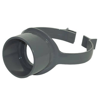Image of FloPlast Strap Boss Anthracite Grey 110mm 