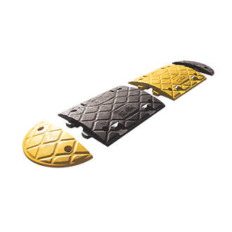 Image of JSP Speed Bump 50mm Black & Yellow 50mm 2 Pack 