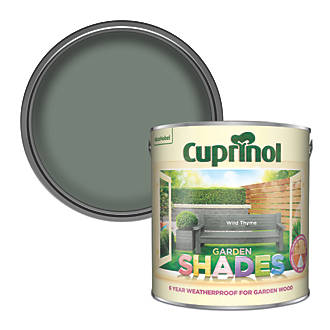 Image of Cuprinol Garden Shades Wood Paint Matt Wild Thyme 2.5Ltr 