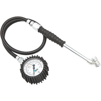 Image of PCL DPG1H03 Tyre Pressure Gauge with Twin Hold-On Connector 