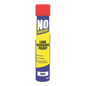 Image of No Nonsense Line Marking Paint Red 750ml 