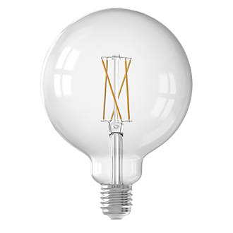 Image of Calex Smart Lamp ES G125 LED Virtual Filament Smart Light Bulb 7.5W 1055lm 