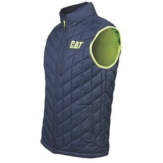 Image of CAT Insulated Body Warmer Detroit Blue Medium 38-40" Chest 