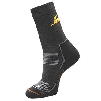 Image of Snickers RuffWork Socks Black Size 11-13 2 Pack 