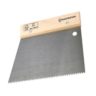 Image of Magnusson V4 4mm Notched Tile Adhesive Comb 7" 