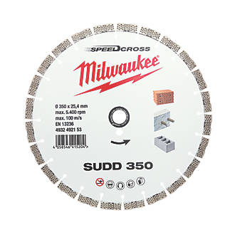 Image of Milwaukee Speedcross SUDD Multi-Material Diamond Blade 350mm x 25.4mm 