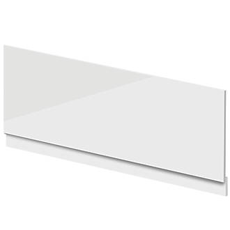 Image of Highlife Bathrooms Adjustable Front Bath Panel 1900mm Gloss White 