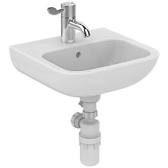Image of Armitage Shanks Portman 21 Hand Rinse Washbasin with Overflow 1 Tap Hole 400mm 