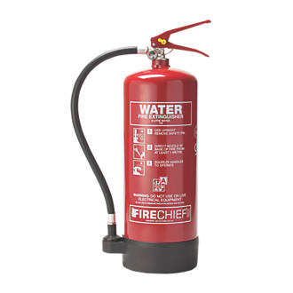 Image of Firechief Water Fire Extinguisher 6Ltr 