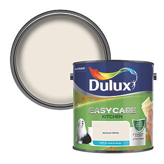 Image of Dulux Easycare Kitchen Paint Almond White 2.5Ltr 