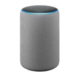 Image of Amazon Echo Plus 2nd Gen Voice Assistant Heather Grey Fabric 