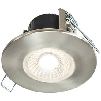 Image of Collingwood DT4 Fixed Fire Rated LED Downlight Brushed Steel 4.6W 490lm 