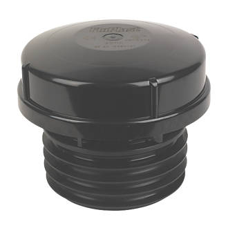 Image of FloPlast Push-Fit Air Admittance Valve Black 110mm 