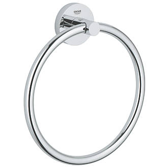 Image of Grohe Essentials Towel Ring Chrome 