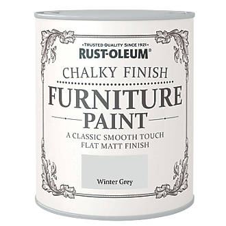 Image of Rust-oleum Universal Furniture Paint Chalky Winter Grey 750ml 