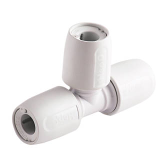 Image of Hep2O Plastic Push-Fit Equal Tee 10mm 