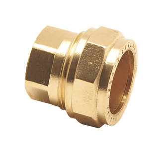 Image of Pegler PX37 Brass Compression Stop End 15mm 