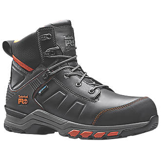 Image of Timberland Pro Hypercharge Safety Boots Black / Orange Size 9 