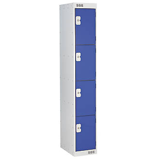 Image of M12514GUCF00 Security Locker 4-Door Blue 