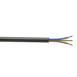 Image of Time 3183P Black 3-Core 2.5mmÂ² Flexible Cable 25m Drum 