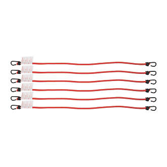 Image of Smith & Locke Bungee Cords 1000mm x 10mm 6 Pack 