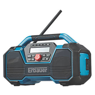 Image of Erbauer ERD18-Li 230V or 18V DAB / FM Radio 
