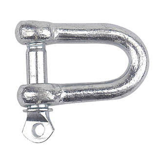 Image of Diall M10 D-Shackles Zinc-Plated 10 Pack 
