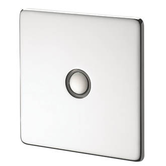 Image of Crabtree Platinum 1-Gang 1-Way Dimmer Switch Polished Chrome 