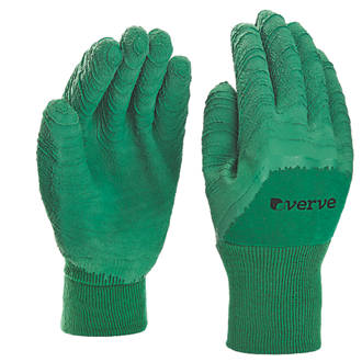 Image of Verve Mixed Fibres Gardening Gloves Green Large 
