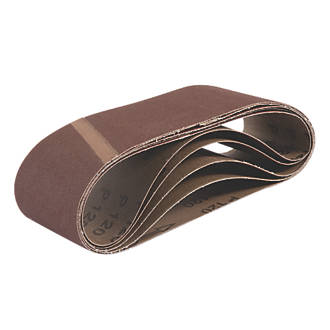 Image of Titan Sanding Belt Unpunched 533mm x 76mm 120 Grit 5 Pack 