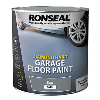 Image of Ronseal Diamond Hard Garage Floor Paint Slate 2.5Ltr 