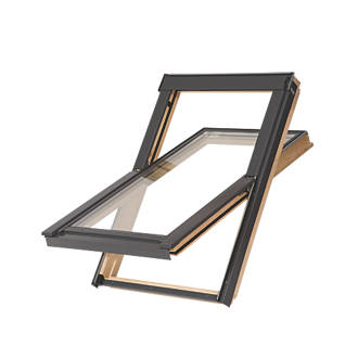 Image of Tyrem C2A Manual Centre-Pivot Lacquered Natural Pine Roof Window Clear 550 x 780mm 