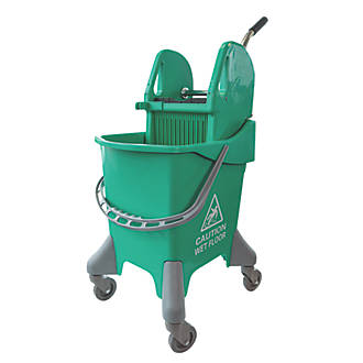 Image of Stronghold Healthcare Kentucky Mop Bucket Green 25Ltr 