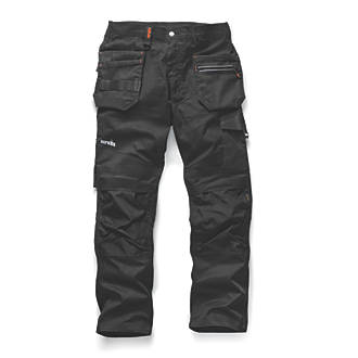 Image of Scruffs TradeFlex Trousers Black 36" W 32" L 