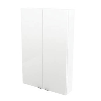 Image of Imandra Bathroom Cabinet White Gloss 600mm x 150mm x 900mm 