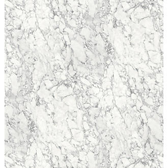 Image of Wilsonart Marmo Bianco Laminate Upstand 3000mm x 95mm x 12mm 