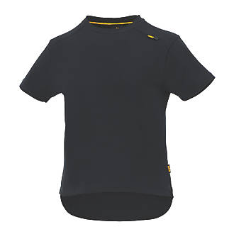 Image of Site Caffery Short Sleeve T-Shirt Black Size 14 