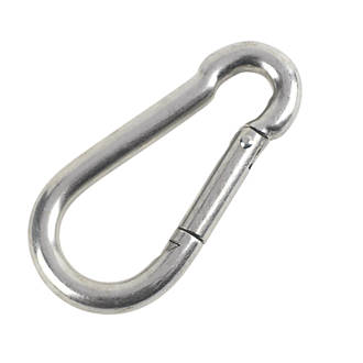 Image of Hardware Solutions Snap Hook M8 Zinc-Plated 10 Pack 