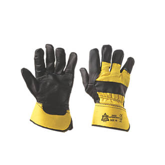 Image of Keep Safe Superior Rigger Gloves Black / Yellow Large 