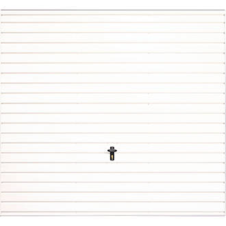 Image of Gliderol Horizontal 7' x 6' 6" Non-Insulated Frameless Steel Up & Over Garage Door White 