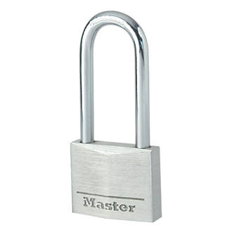 Image of Master Lock 9140EURDLH Aluminium Weatherproof Long Shackle Padlock 40mm 
